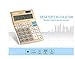 Calculator, Hysada Elegant Design Superior Quality Large Electronic Desktop Calculator with 12-digit Large Display, Solar and Battery Dual Power