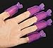 10PC Plastic Acrylic Nail Art Soak Off Cap Clip UV Gel Polish Remover Wrap Tool