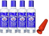 (4) Purilens Plus Saline + Scleral Cup Large Contact Lens Handler (Colors Vary) Bundle