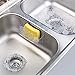 iDesign Blumz BPA-Free Flexible PVC Plastic In-Sink Double Sponge Holder - 4.3