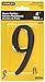 Stanley Hardware S579-963 CD7130 House Number in Black Coated