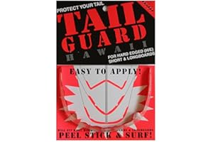 SURFCO HAWAII SurfCo - Surfboard Tail Guard Kit (Available in Clear, Black and White)