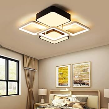 Modern Led Square Flush Mount Ceiling Lights Contemporary Bedroom