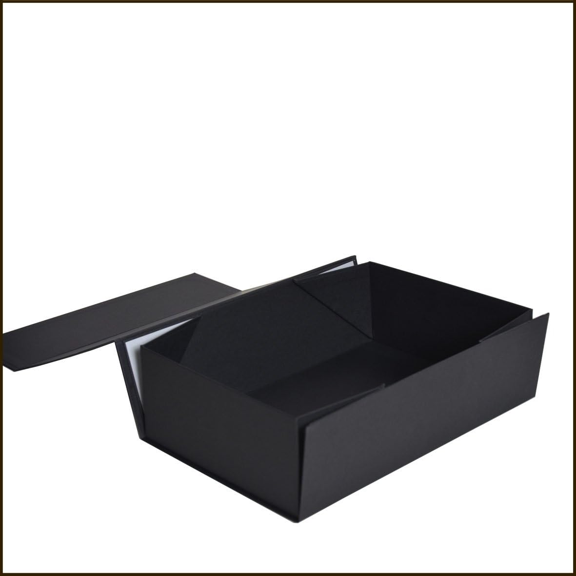 Caja magnética de cartón negro mate, 33 cm, BP330NB: Amazon.es: Oficina y papelería