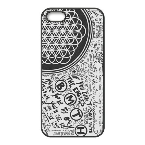 LeonardCustom Protective Hard Snap On TPU Rubber Phone Case for iPhone 5 / 5S , Bring Me The Horizon