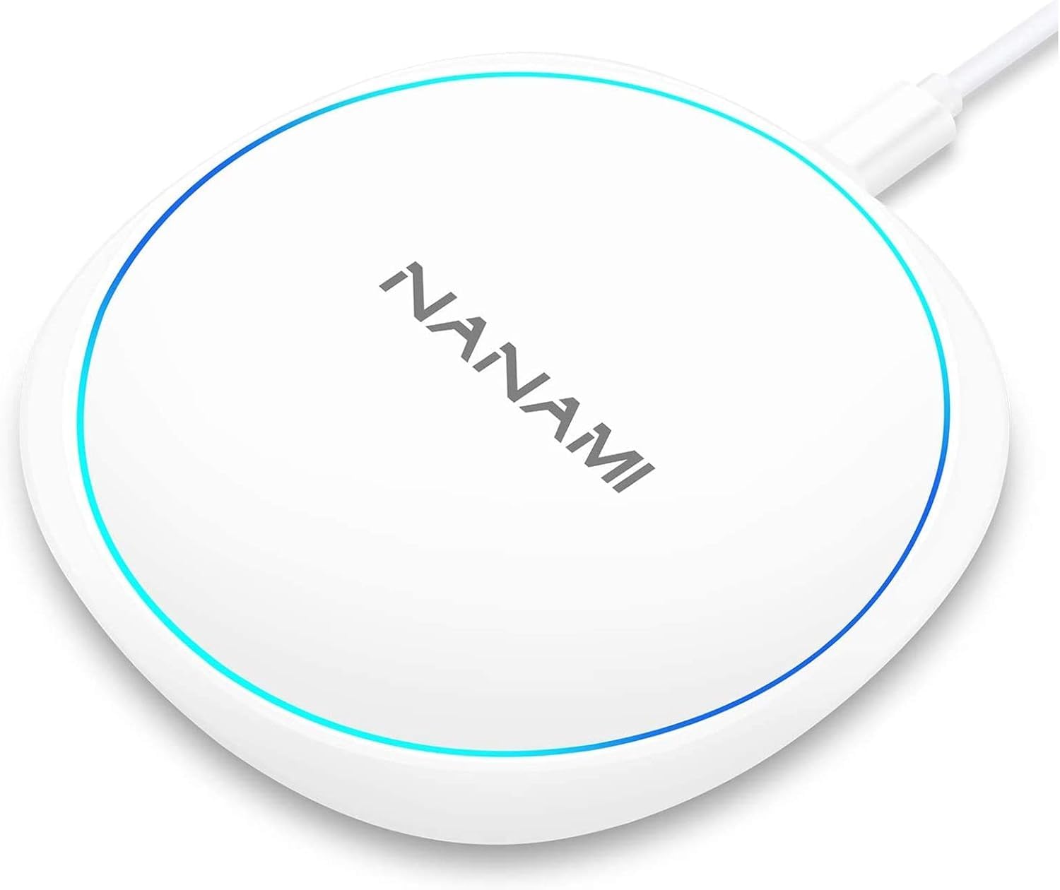 NANAMI Wireless Charger for iPhone and Samsung - 10W Max Fast Charging Pad for Galaxy S26 S25 Ultra S24 FE Plus S23 S22 S21 S20 S10 S9 S8 and iPhone 17 16 15 14 13 12 11 Xs XR X New Airpods