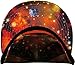 KNW-1469ALL-GX ORG Galaxy Print Brim Snapback Hat Cap