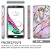 LG G3 Case, [NOT FIT LG G3 Vigor] Starshop [Shock Absorption] Hybrid Dual Layers Rugged Impact Advanced Armor Phone Cover with [Premium HD Screen Protector Included] for LG G3 (Marble Pattern)
