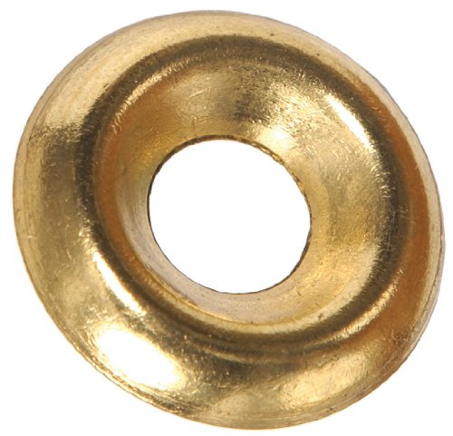 Hillman 1264#10 Brass Countersunk Finishing Washer 40-Pack