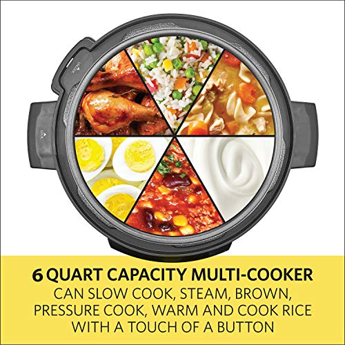 BELLA (14719) 6 Quart Pressure Cooker with Digital Presets