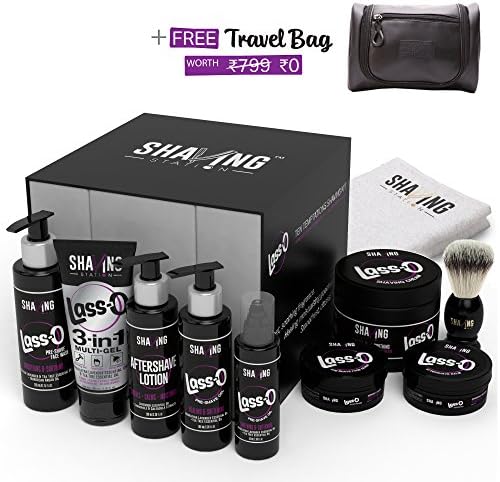 Shaving Station - Ten Temptations Kit - Paraben &amp; Sulphate Free - Himalayan Lavender &amp; Tea Tree - 10 items included