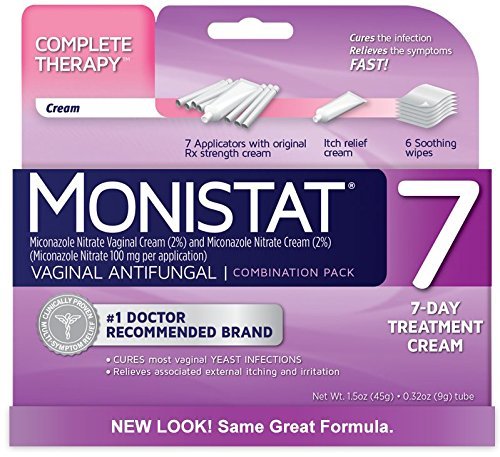 MONISTAT Vaginal Antifungal 7-Day Treatment Cream, Cure & Itch Relief by Monistat