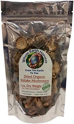 Organic Dried Shiitake Mushrooms 1 oz