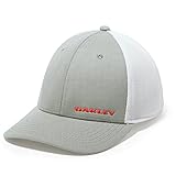 Oakley Men's Silicon Bark Trucker 4.0 Hat, Stone Gray, Small/Medium