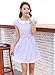 TULIPTREND Women's Fresh Doll Collar Short Sleeve Dress Light US X-Large/Asian XX-Large