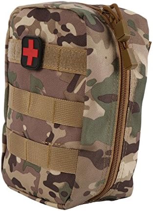 EMT Medical First Aid Pouch, Yuanboco MOLLE Compact Tactical Utility IFAK Bag for Outdoor Hunting Fishing Shooting