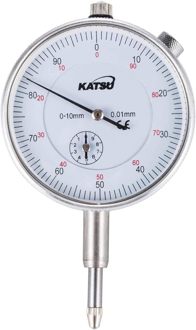 KATSU Dial Test Indicator 0-10mm 0.01mm Metric High Precision