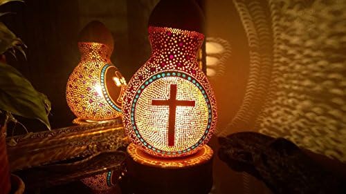 The Cross | Gourd Lamp Night Light Unique Christian Christmas Gift Present Idea Children Kid Room Decor Family Cross