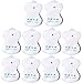10 PCS Reusable Self-adhesive Electrode Pads Machine Digital Therapy for Body Massager Pain Relief Acupuncture Back High Frequency Body Massager