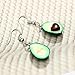 Hatoys Miniature Food Green Avocado Friendship Jewelry Earrings (Green)
