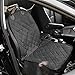 AUTOARK Pet Front Seat Cover,Dog Car Seat Cover Waterproof & Nonslip Rubber Backing with Anchors Universal Design for All Cars,Trucks & SUVs,Black,AK-027
