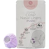 Snugell Universal CPAP Nasal Mask Liners (4-Pack) – Purple - Ultra-Soft Fabric for Major CPAP Nasal Mask Compatibility – Reus