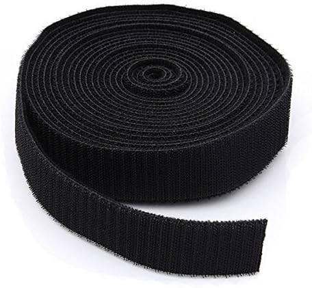 5M Black Strapping Cable Tie Magic Tape (Random: Width)