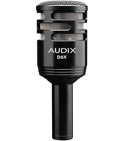 Amazon.com: AUDIX D6 Cardioid Dynamic Kick Drum Microphone