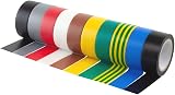 GTSE Electrical Tape 19mm x 5m 10 Rolls PVC Insulation Strong Adhesive view 3