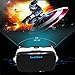3D VR Glasses Headset Google Cardboard 360° degree Viewing Immersive Virtual Reality 3D Movies Video Games, Games Glasses VR Headset ,Compatible with Smartphone 4.0-6.0 Inch Smartphone for 3D Movies