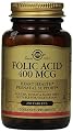Solgar Folic Acid Tablets, 400 mcg, 250 Count (Pack of 3)