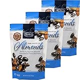 Barton's Passover Dark Chocolate Almonds Pouch, 8.5 Ounces (Pack of 3, Total of 25.5 Ounces) Kosher  For Passover  