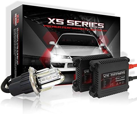 X5 Series Slim HID Xenon Conversion Kit (H4 / 9003 Bi-Xenon Bulbs 8000K Ice Blue)