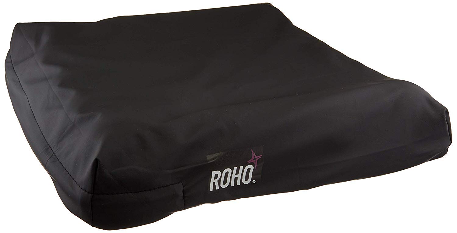 ROHO Mosaic Cushion, Heavy Duty, Inflatable Seat Cushion for Office Chair, Wheelchair, Cars, Home Living, Back Pain Support, Adjustable Cushion with Stretchable Cover & Non-Skid Bottom, 18" x 18": Industrial & Scientific