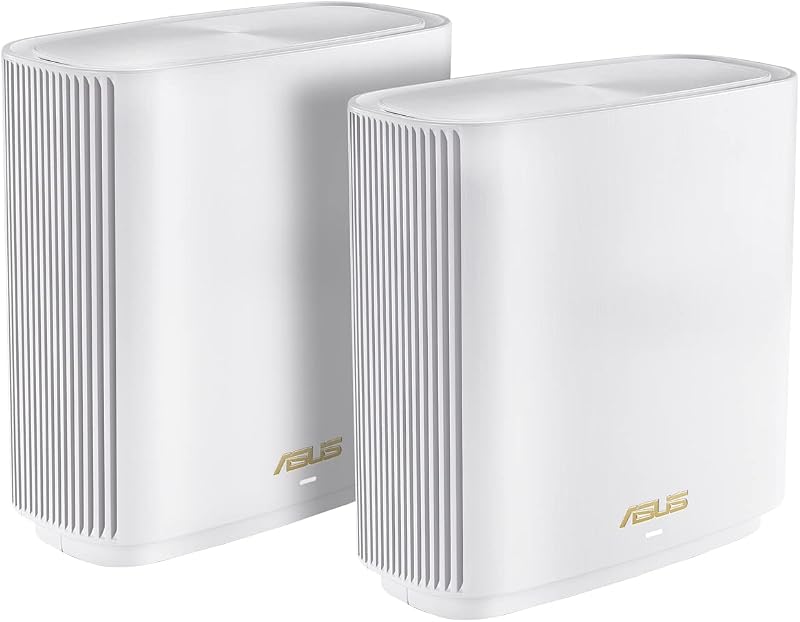 ASUS ZenWiFi XT9 AX7800 Tri Band Mesh WiFi 6 System 2 Pack 2.5G WAN