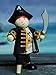 Budkins Cap'n The Pirate Figure