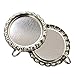 IGOGO 1 Inch Flat Bottle Caps with Hole and Jump Ring – 50/100 PCS Chrome or Mixed Colors Craft Bottlecap Pendants for DIY Jewelry Making, Hair Bows, Scrapbooking, Keychains, Crafts (Silver, Quantity：25pcs)