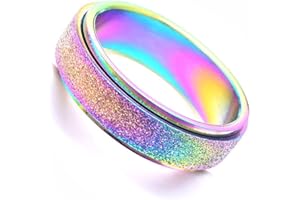 Creations by Lucky 7s Glitter Spinner Rings