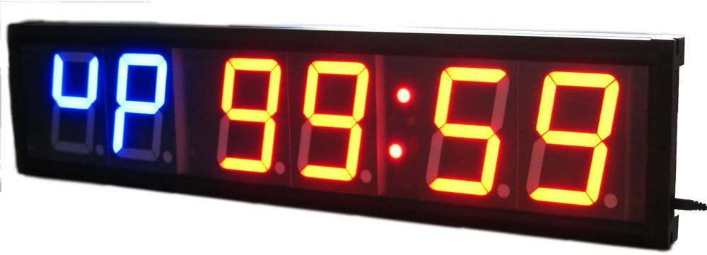 HongHao Gym Timer Big Size Muti-Function led Countdown Clock 4inch Height Character Sports timers