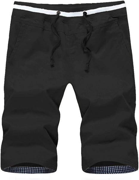 mens black skinny shorts