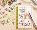 Cute Paper Clips – 100-Pack Metal Shaped Paper Clips, 1.25-Inch Bookmark Clips in 10 Designs Random Colors, Gag Office Supplies