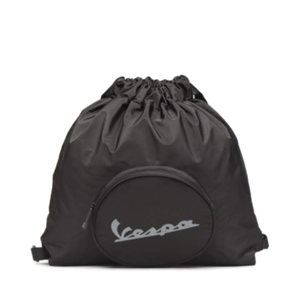 Vespa Footwear Unisex Adults’ V00064Canvas & Beach Tote Bag Black Black (nero 99)