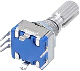 sourcing map EC11 Rotary Encoder 360 Degree Digital Potentiometer 5 Pin 20mm view 5