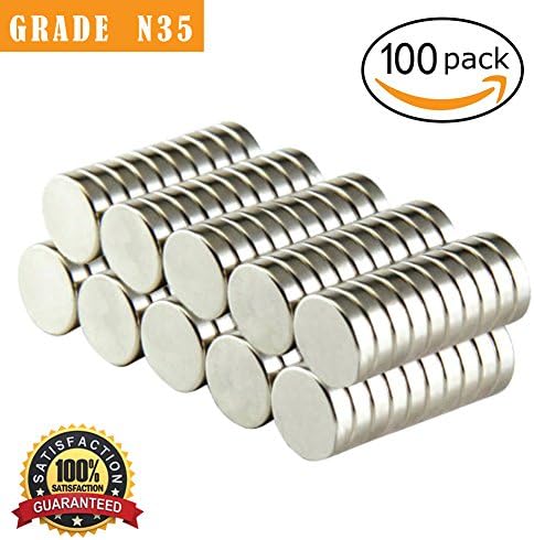 VTURE 100 Pcs Multi-Use Craft Round Cylinder Neodymium Magnets