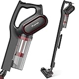 iTvanila Vacuum Cleaner,Stick Bagless Vacuum Cleaner, 600W Lightweight Corded 2 in 1 Handheld Vacuum with HEPA Filtration for Hard Floor Pet Hair Cleaning