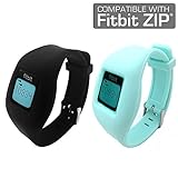 Fitbit Zip Band By Allrun, Newest Replacement Band for Fitbit Zip Accessory Wristband Bracelet (No tracker) (Black&Teal)