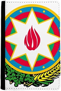 Baku Azerbaijan National Emblem Passpord Holder Travel Wallet Cover Case Card Purse Gifts