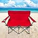 Sorbus Double Folding Chair with Cup Holder Cooler, Foldable Frame, Portable Carry Bag, Great Loveseat Outdoor Chair for Camping, Sporting Events, Travel, Backyard, Patio, etc (Double Chair)