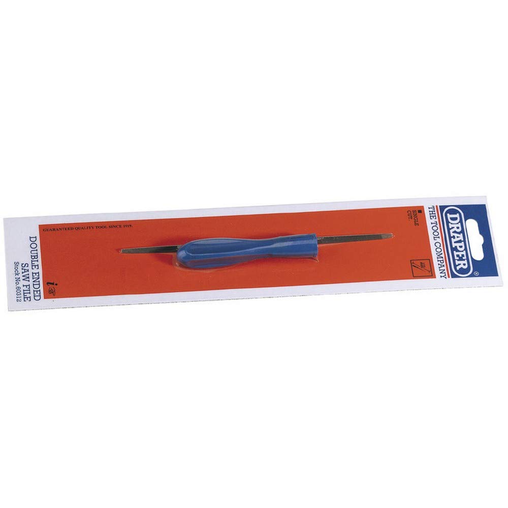 Draper 60312 Double Ended Saw File, 175mm, Blue