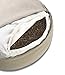 Shastana XL Extra-Large Tall Meditation Pillow Floor Cushion Zafu Yoga Bolster. Organic Cotton Gray Knit Design with Buckwheat Hull Fill. Big and Beautiful.